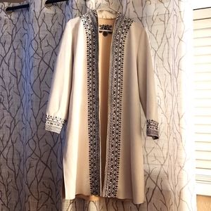 Solitaire Faux Suede Coat